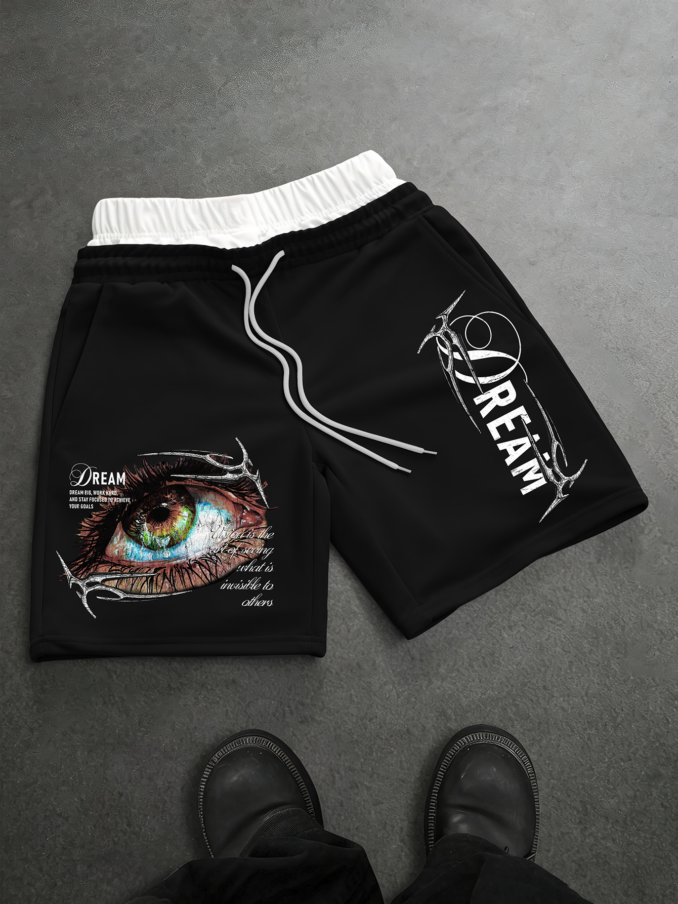 Gothic Streetwear Brand - Men's Gothic Streetwear Shorts Brand Dream