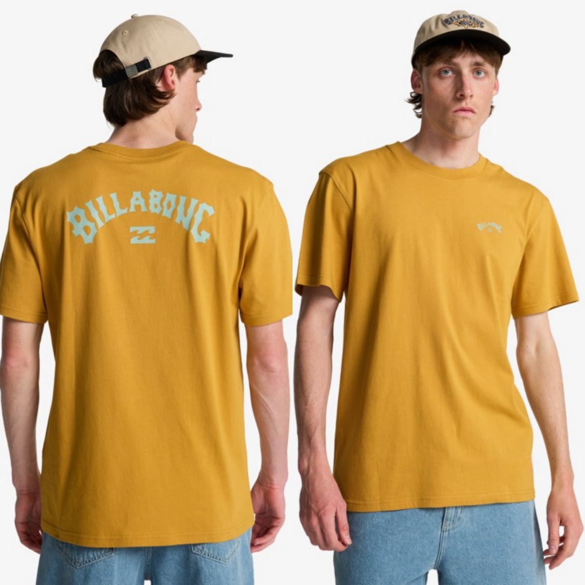 Yellow Streetwear Brand - Arch Wave Classic Logo Yellow Premium