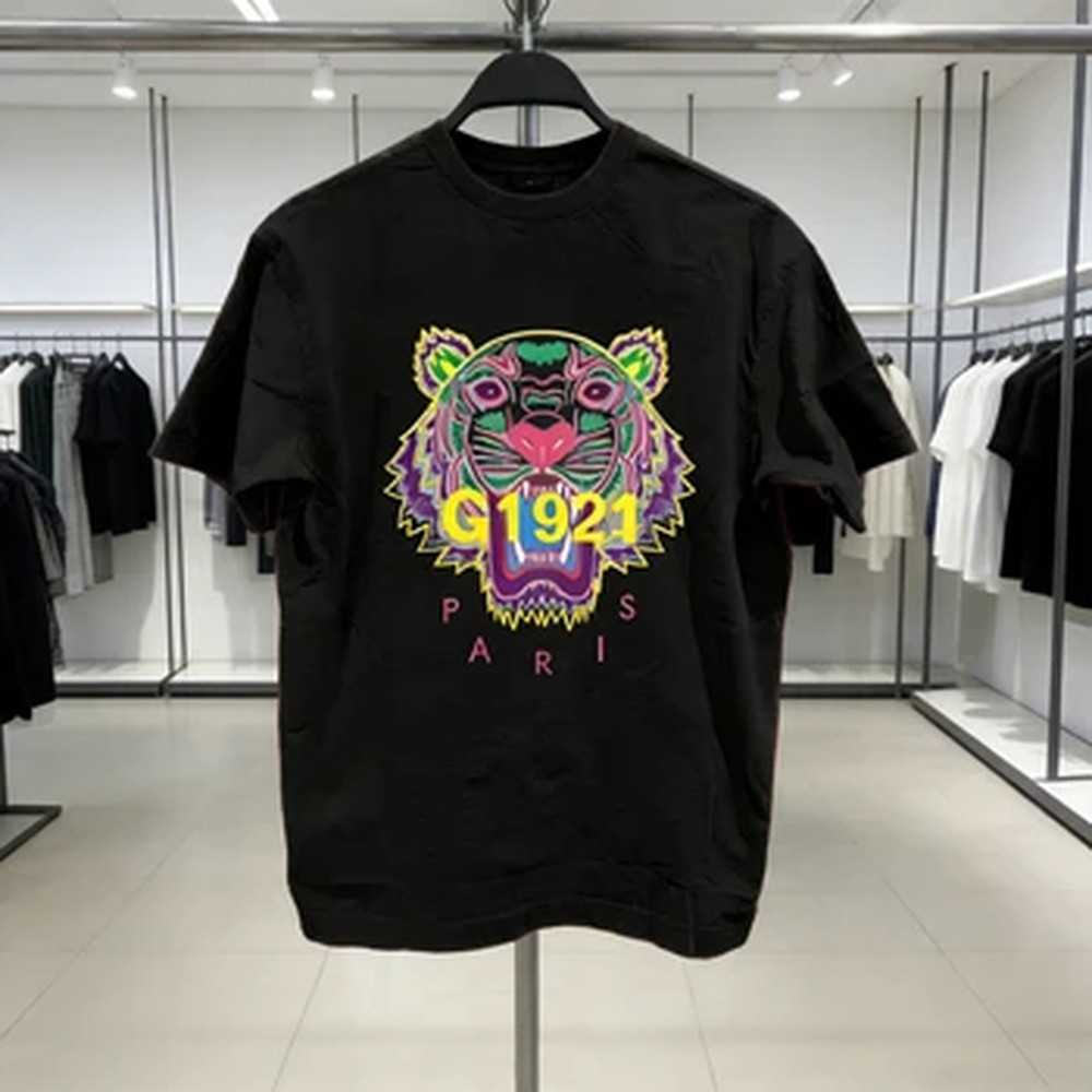 Streetwear Brand For Men - 2026 Lion Head Print T-shirt Men