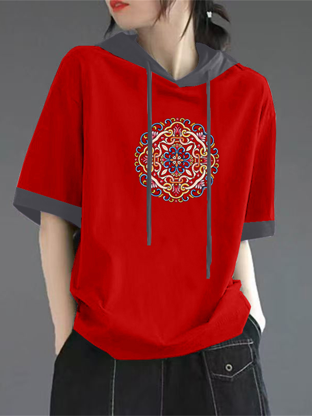 Red Pure Cotton Short Sleeve T - Streetwear Brand Of The Year recensie en prijs