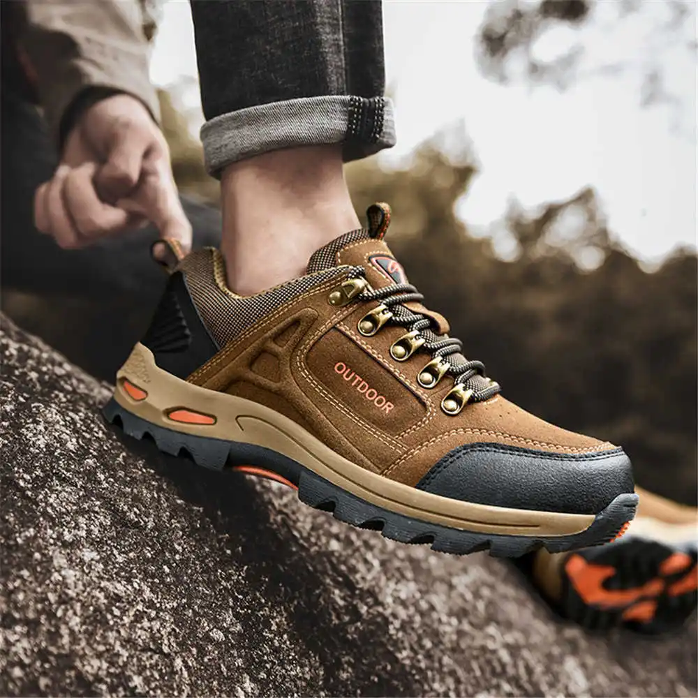 Non-slip Lace Up Hiking Tennis - Yellow Streetwear Brand recensie en prijs