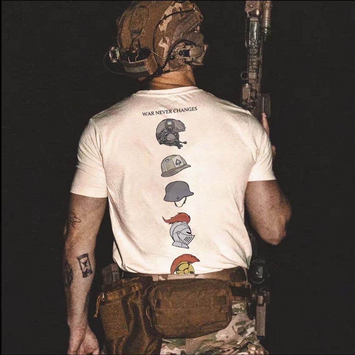 Helmet Evolution History Ameri - Streetwear Brand Tees recensie en prijs