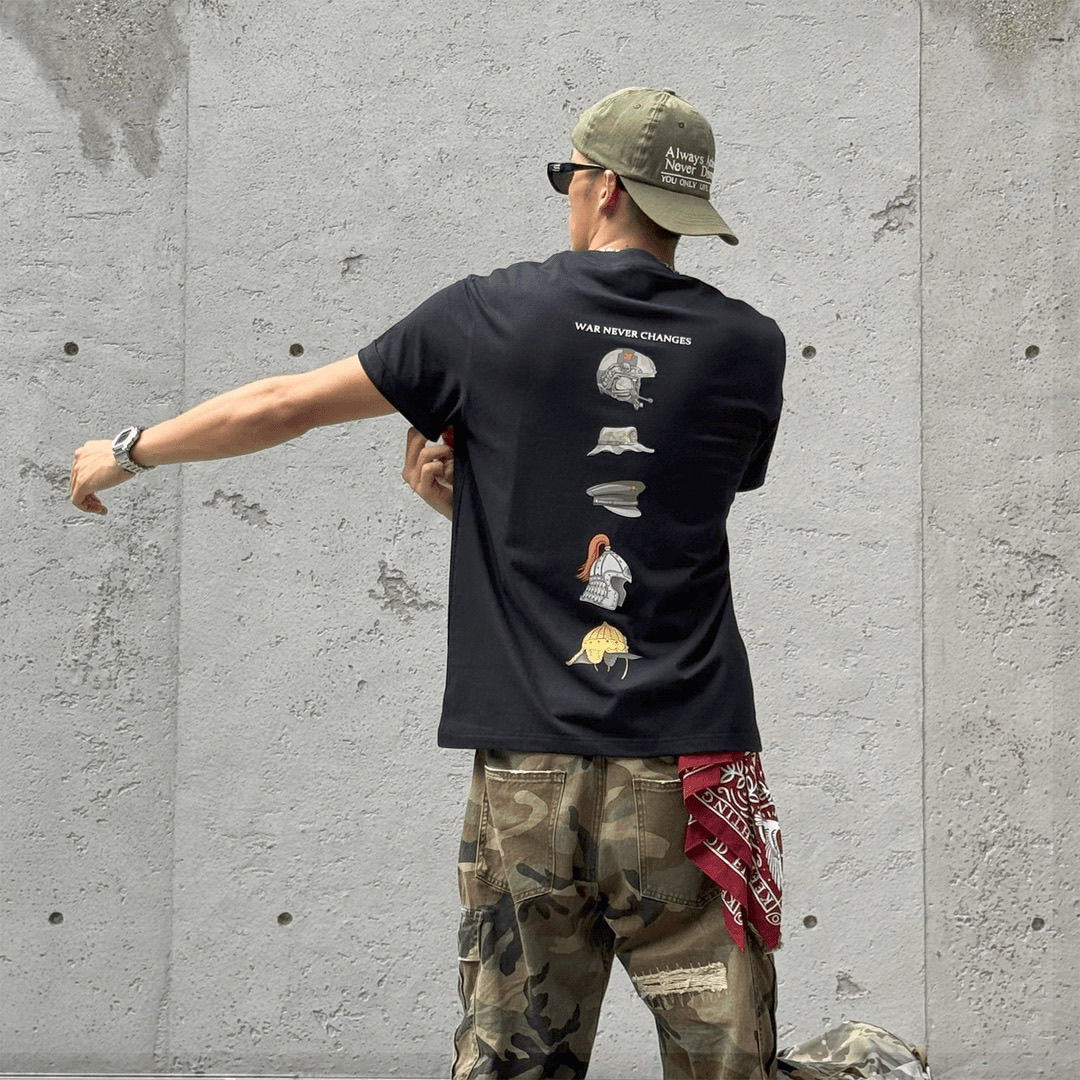 Helmet Evolution History Ameri - Streetwear Brand Tees recensie en prijs