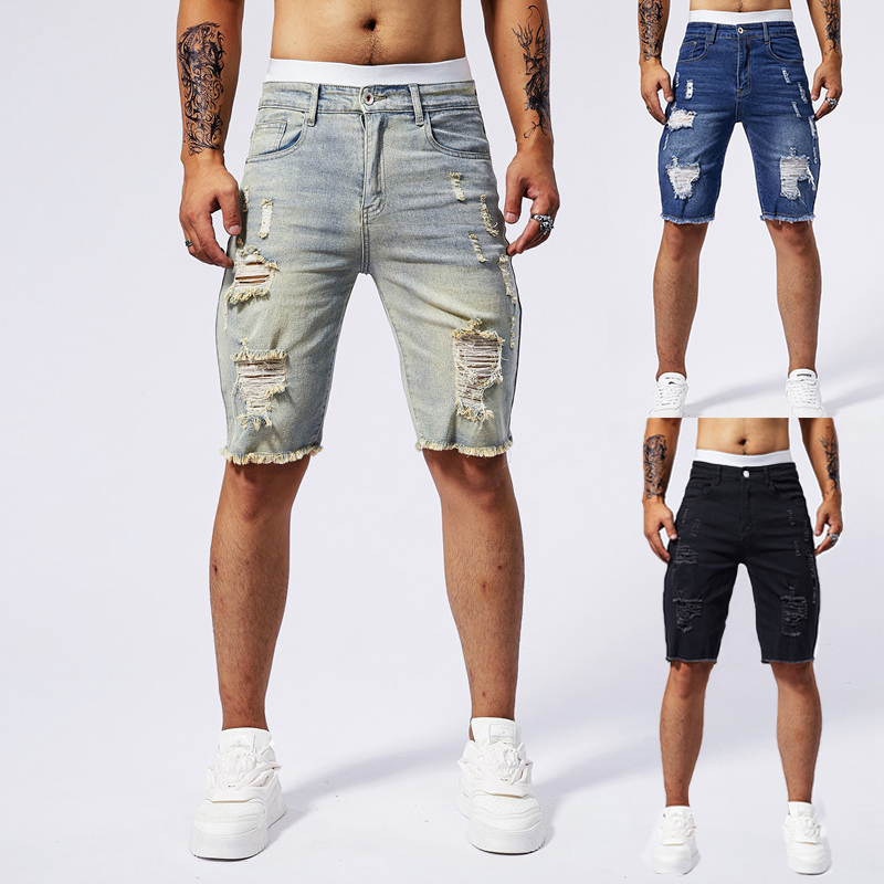 2025 Summer New Men's Ripped D - Streetwear Brand For Men recensie en prijs