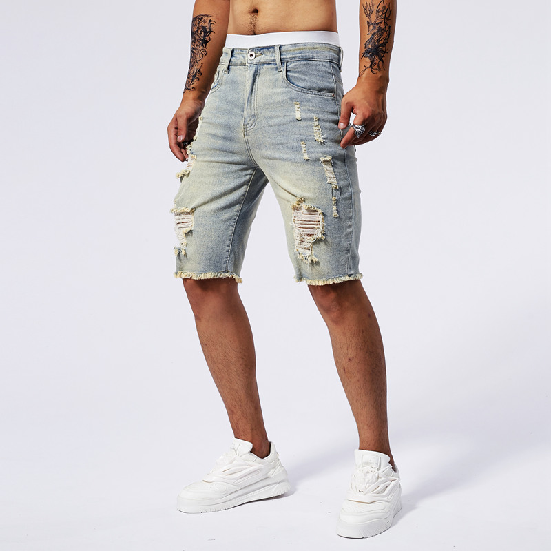 2025 Summer New Men's Ripped D - Streetwear Brand For Men recensie en prijs