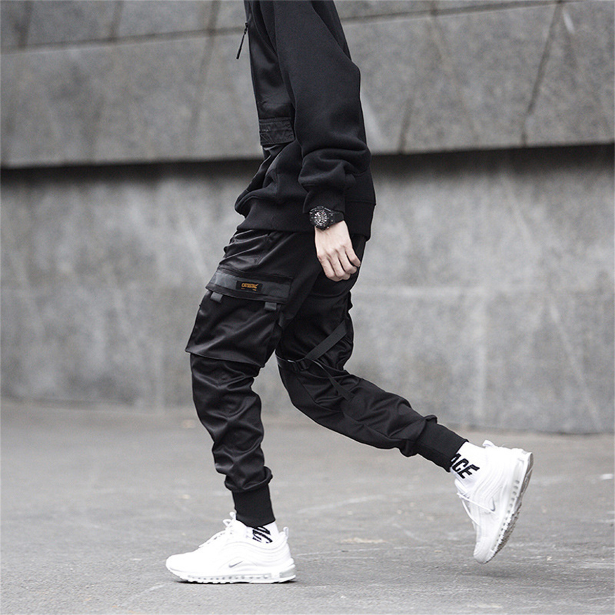 Black Hip Hop Cargo Pants Summ - Gothic Streetwear Brand recensie en prijs