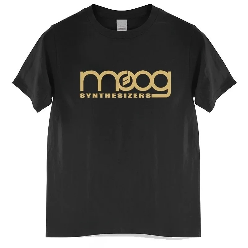 Moog Synthesizer Black Print T - Streetwear Brand Tees recensie en prijs