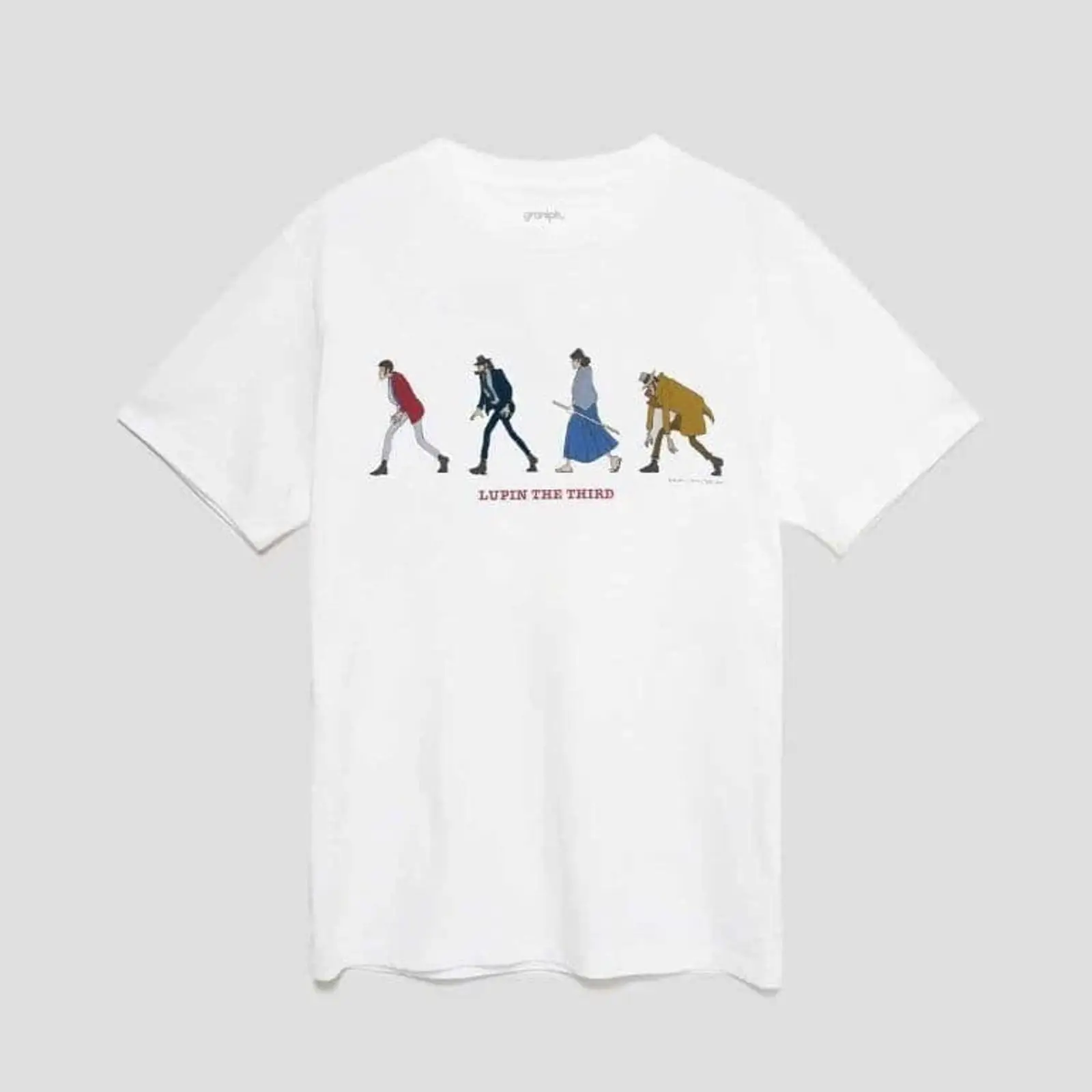 Graniph Lupin III T Shirt Größ - Streetwear Clothing Brands recensie en prijs