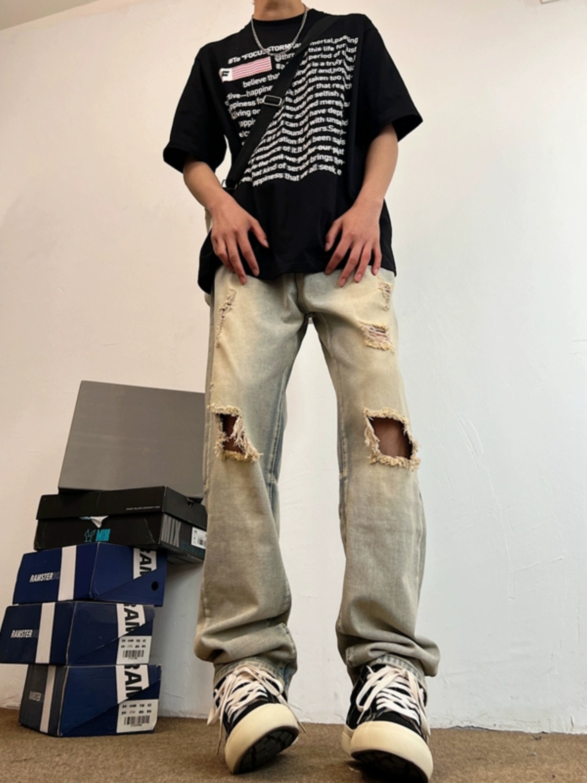 Retro Yellow Clay Dye Men's Su - Yellow Streetwear Brand recensie en prijs