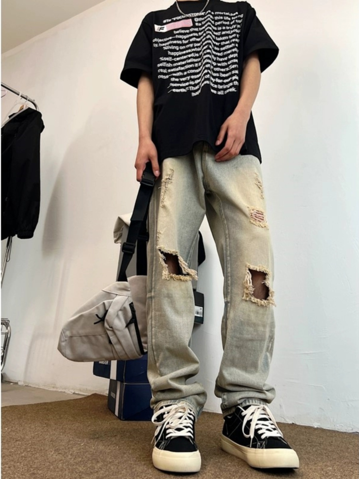 Retro Yellow Clay Dye Men's Su - Yellow Streetwear Brand recensie en prijs