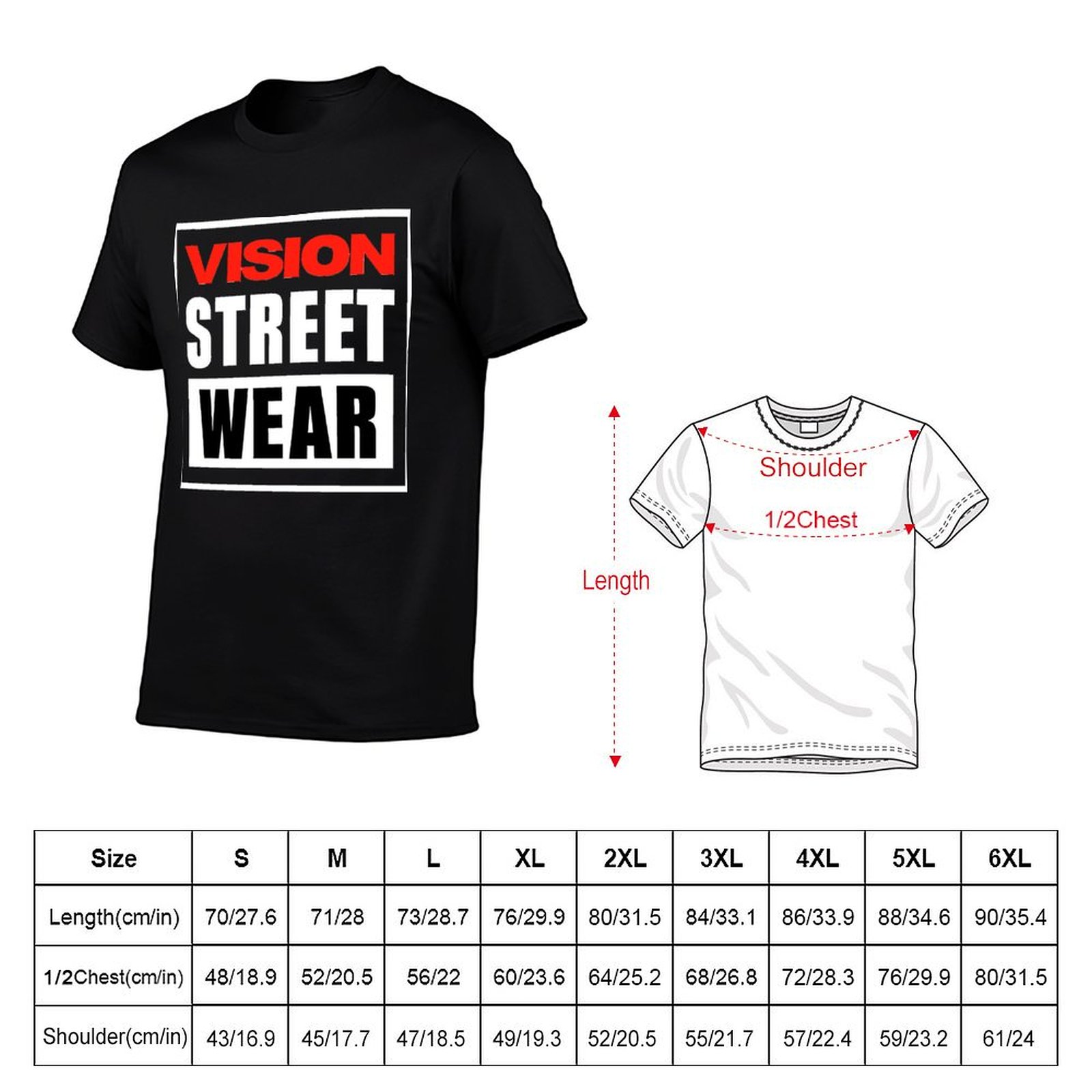 Vision Street Wear T-Shirt t s - Vision Streetwear Brand recensie en prijs