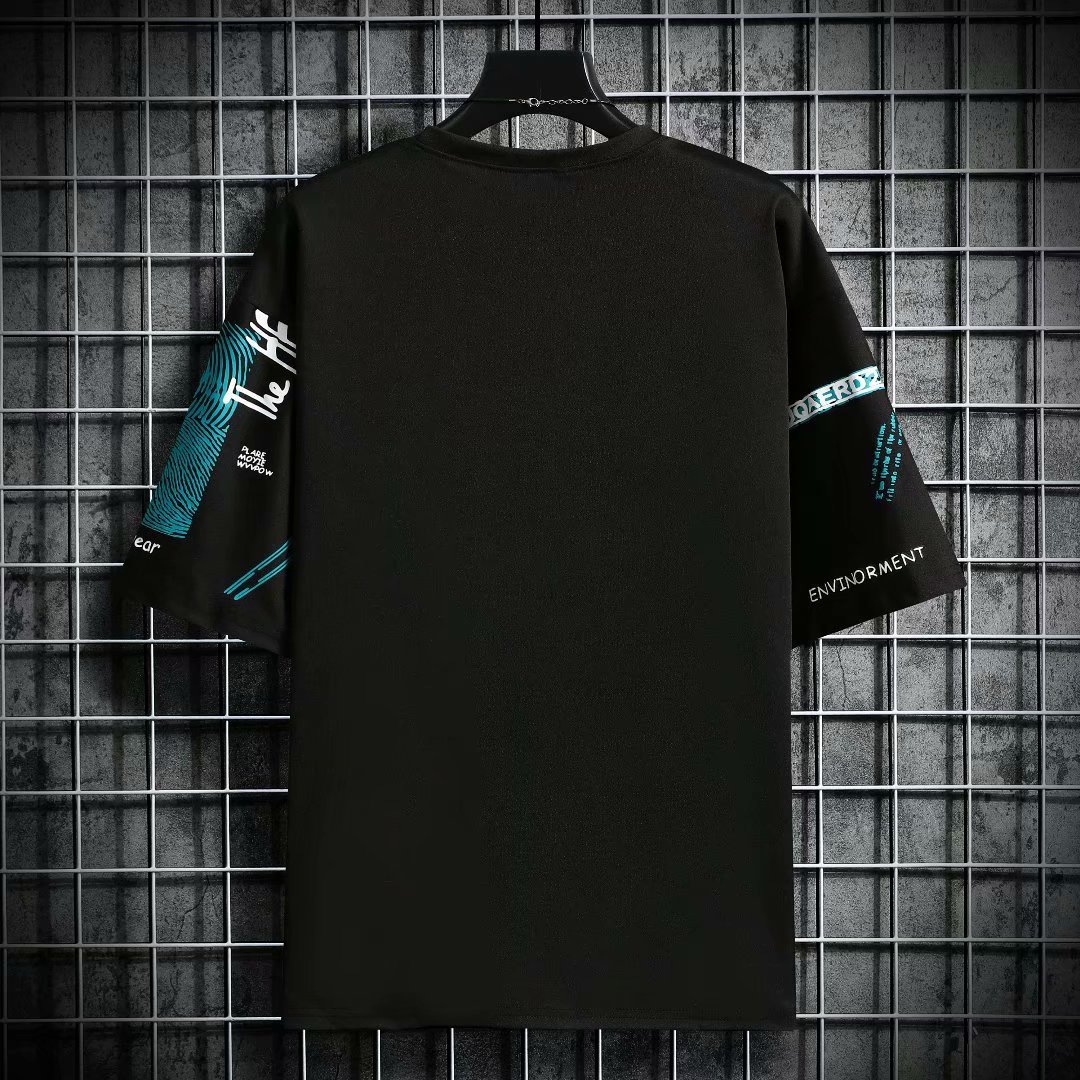 Men Harajuku Graphic Black Sum - Streetwear Brand Japan recensie en prijs