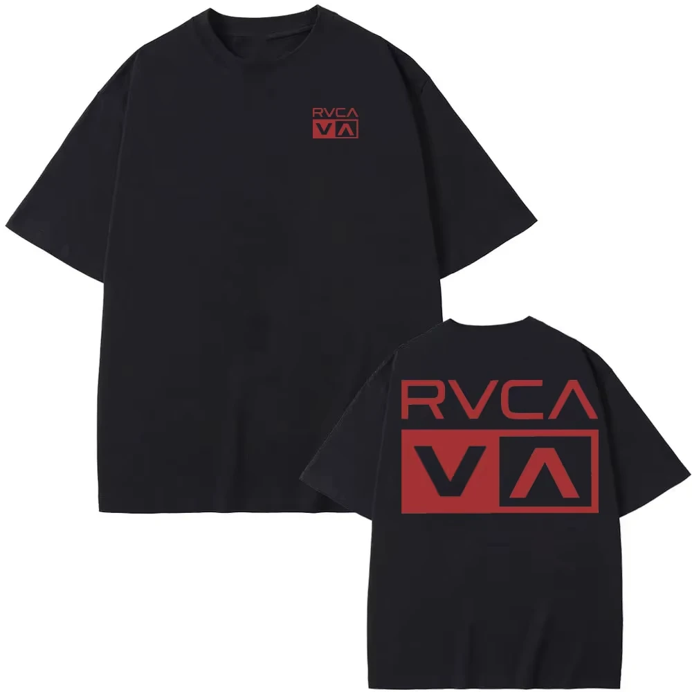 RVCA T Shirt Black Tee Summer  - Streetwear Brand Tees recensie en prijs