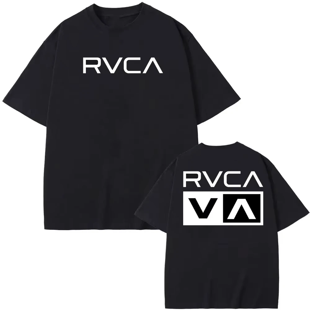 RVCA T Shirt Black Tee Summer  - Streetwear Brand Tees recensie en prijs